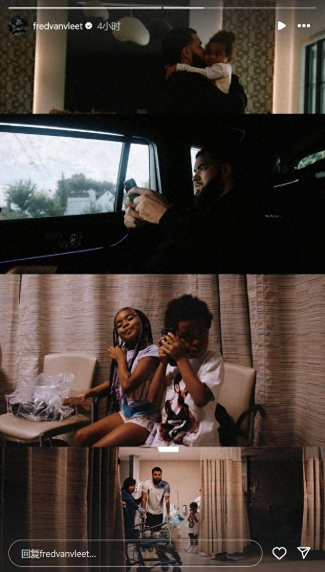 火箭范弗里特膝伤手术成功 复健路上已拄拐前行表现积极