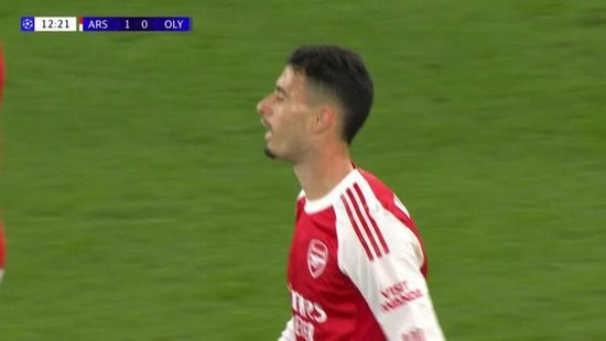 欧冠又是阿森纳的秀场，2-0轻取奥林匹亚科斯彰显实力