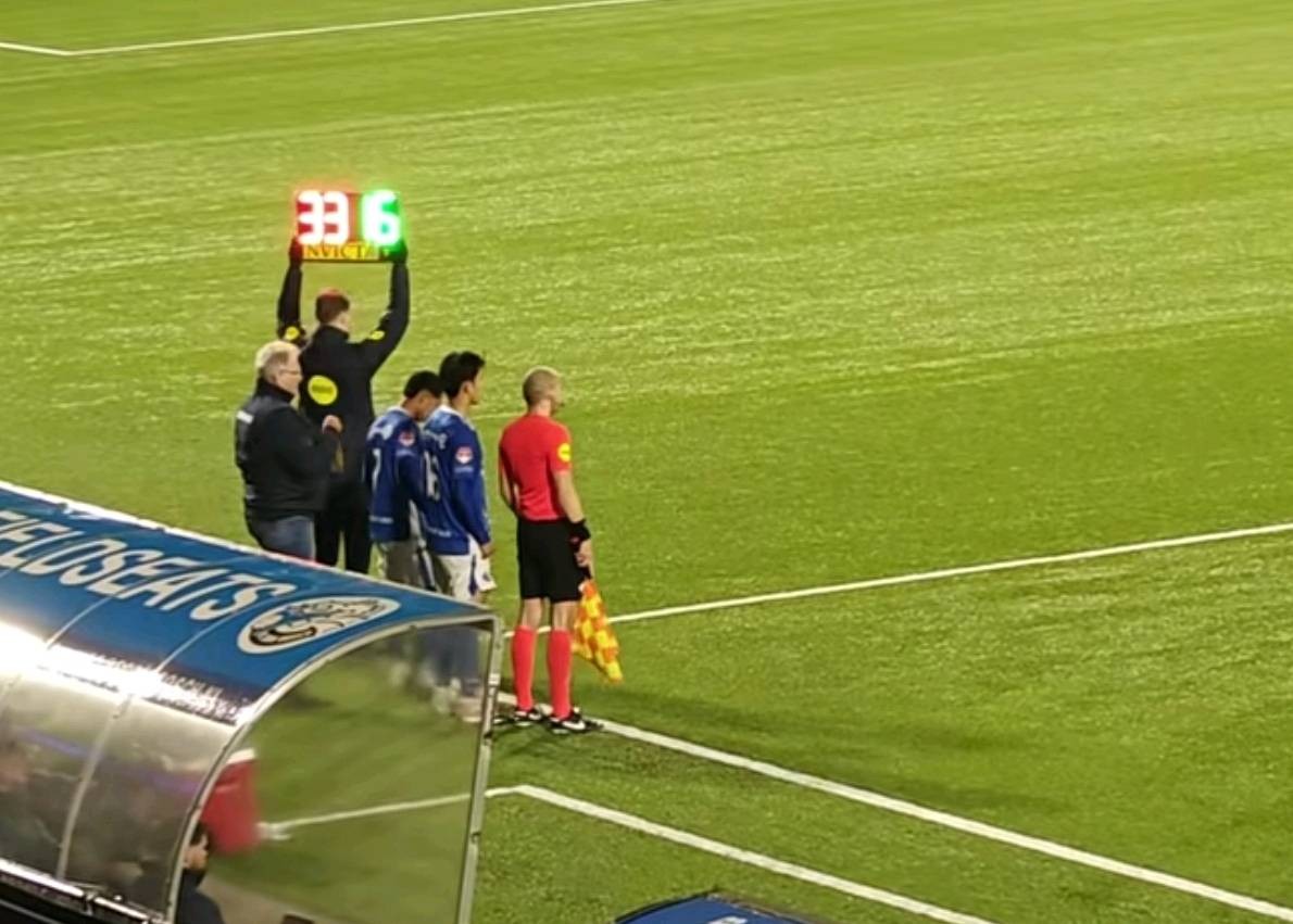 王博豪荷乙第四次出场，邓伯什主场战平瓦尔韦克