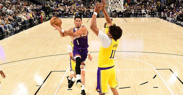 太阳季前赛火力全开，轻取湖人开门红