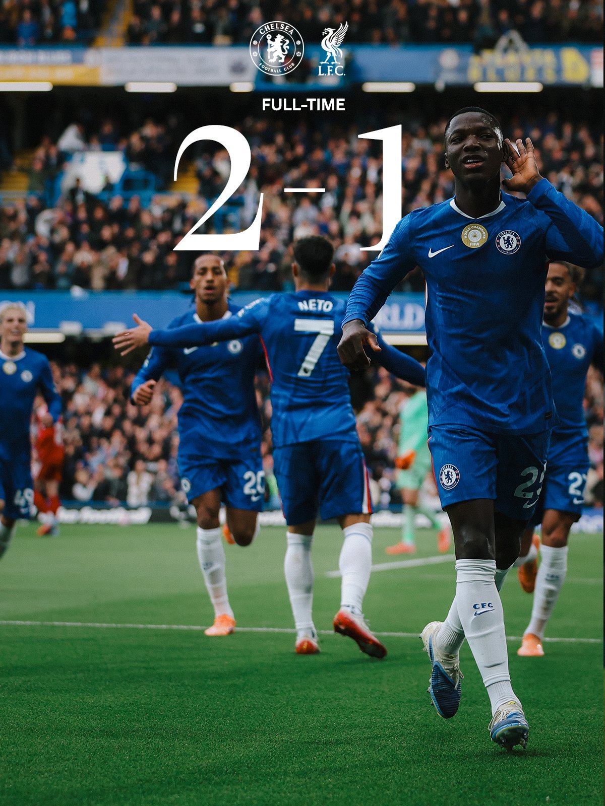 切尔西绝杀利物浦，主场13场不败神话延续