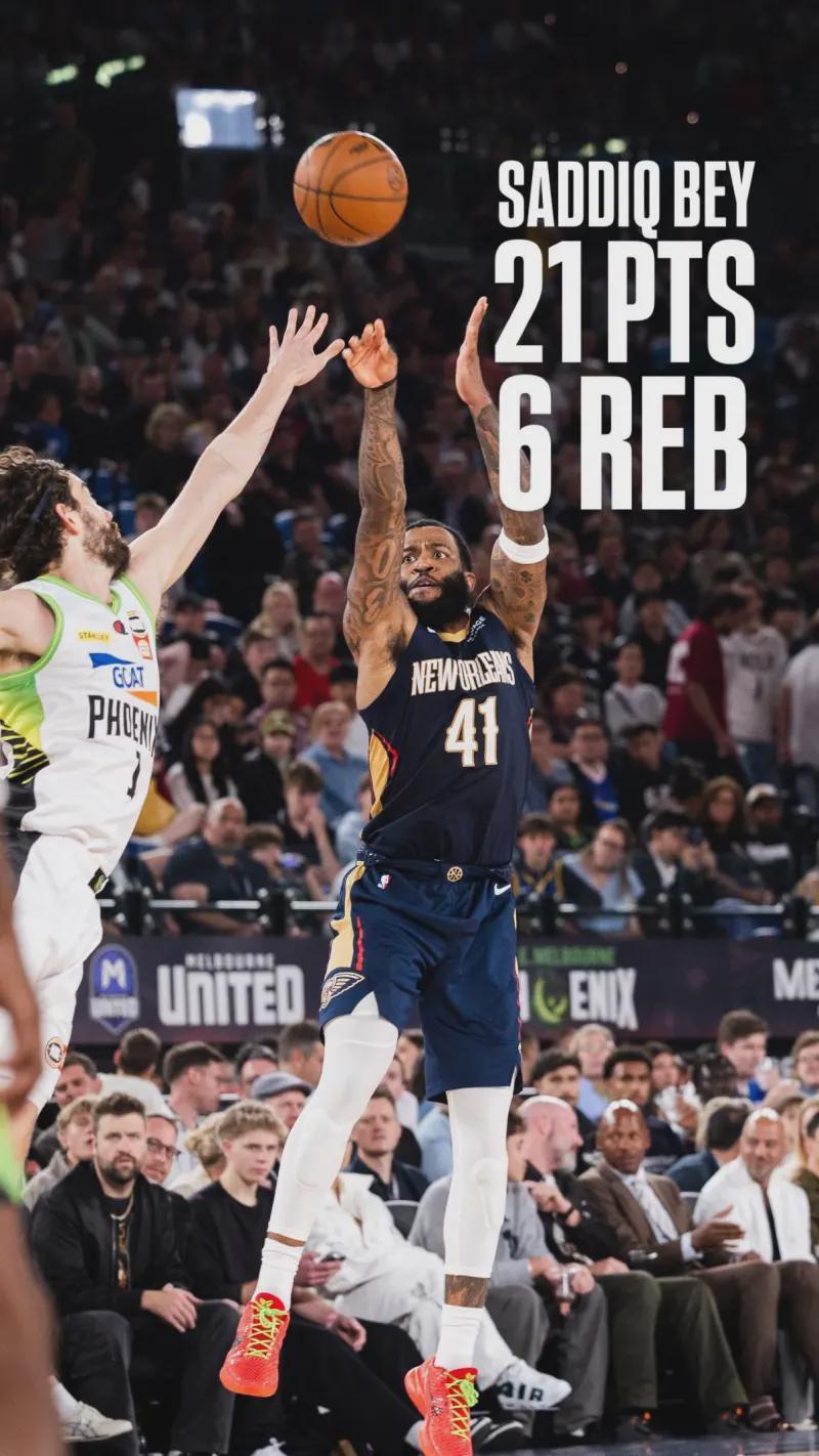 鹈鹕季前赛大胜萨迪克·贝状态回勇引关注