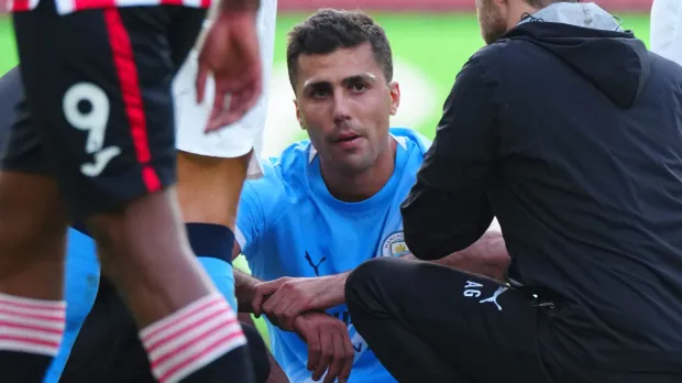 罗德里的伤情更新：曼城中场两到三周内可回归