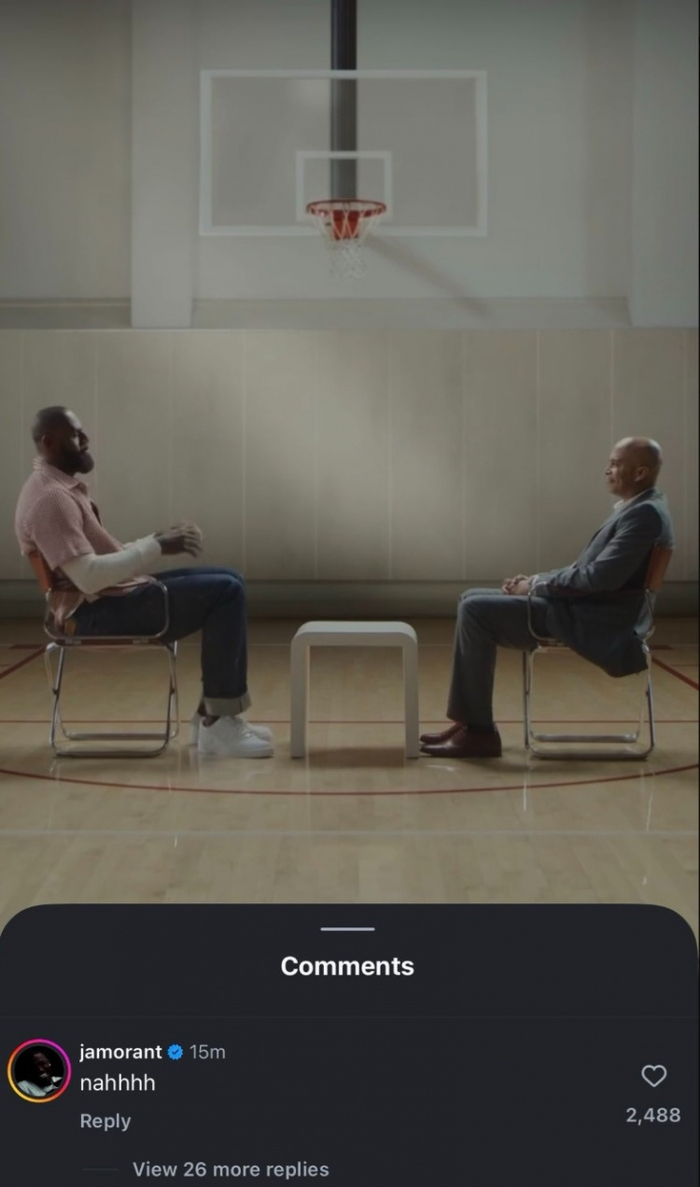 詹姆斯突然发声引爆猜测，莫兰特一句话火上浇油