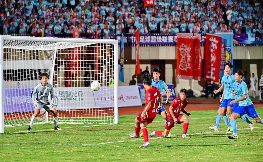 宜春队主场1:0力克抚州 队伍半决赛抢先机