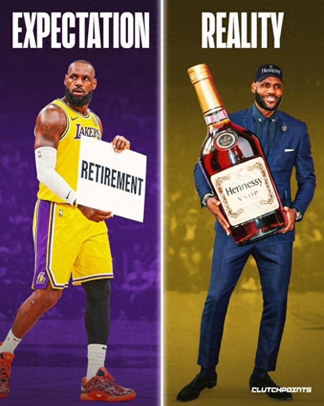 勒布朗再出新招，竟然是联名酒代言