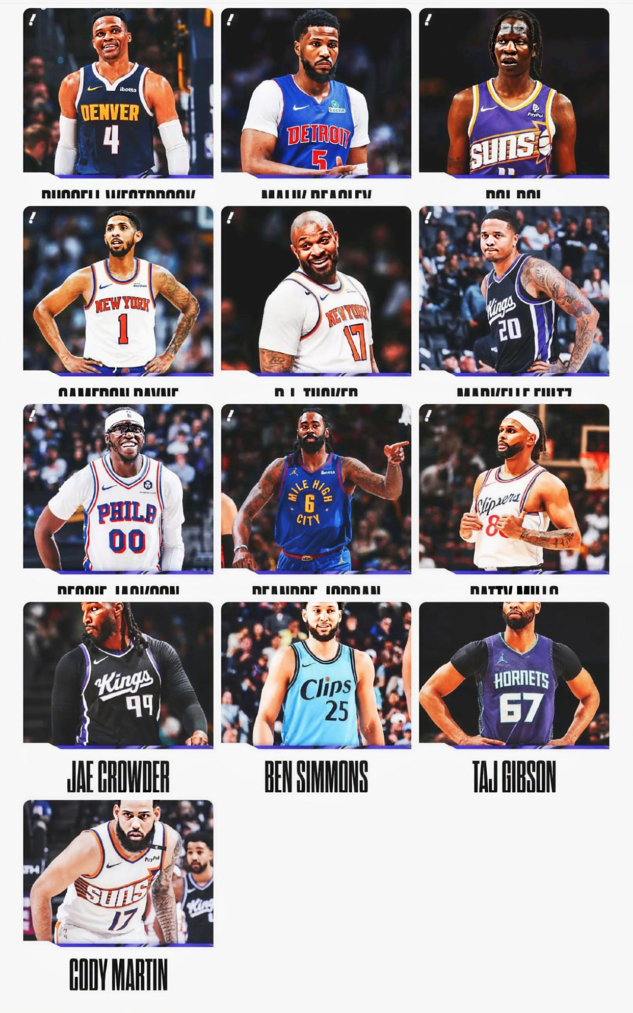 NBA多名球员无人问津，新疆本西蒙斯绯闻不断，辽篮依然低调务实