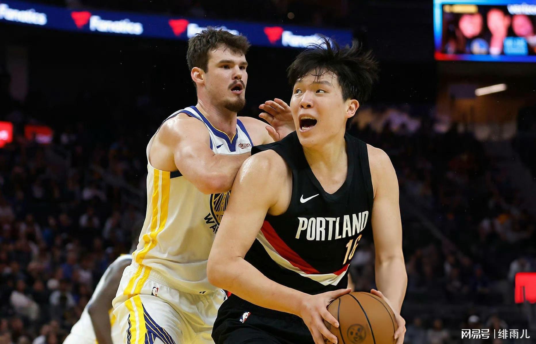 勇士险胜开拓者，杨瀚森季前赛首秀难适应节奏，陈国豪表现惊艳