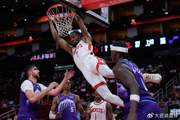 火箭签下杜兰特开局亮眼,8换1交易看似押对宝