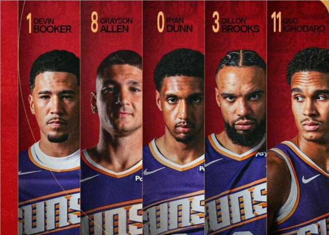 太阳与篮网的NBA中国赛首发名单揭晓