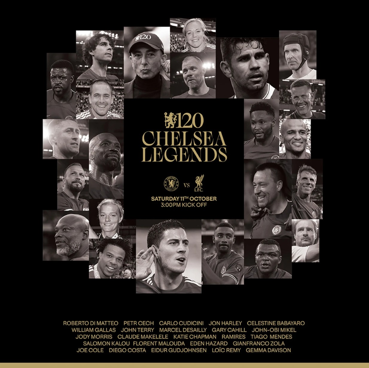 斯坦福桥传奇再聚首 切尔西与利物浦展开荣誉之战