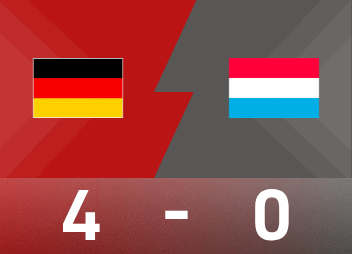 德国狂飙四球硬核碾压卢森堡，基米希梅开二度成胜利英雄