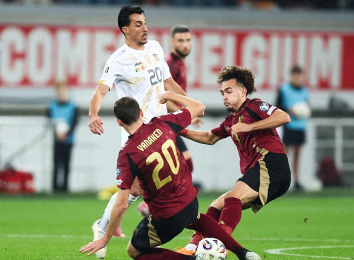 比利时主场再遇北马其顿，豪阵难破防线平局收场