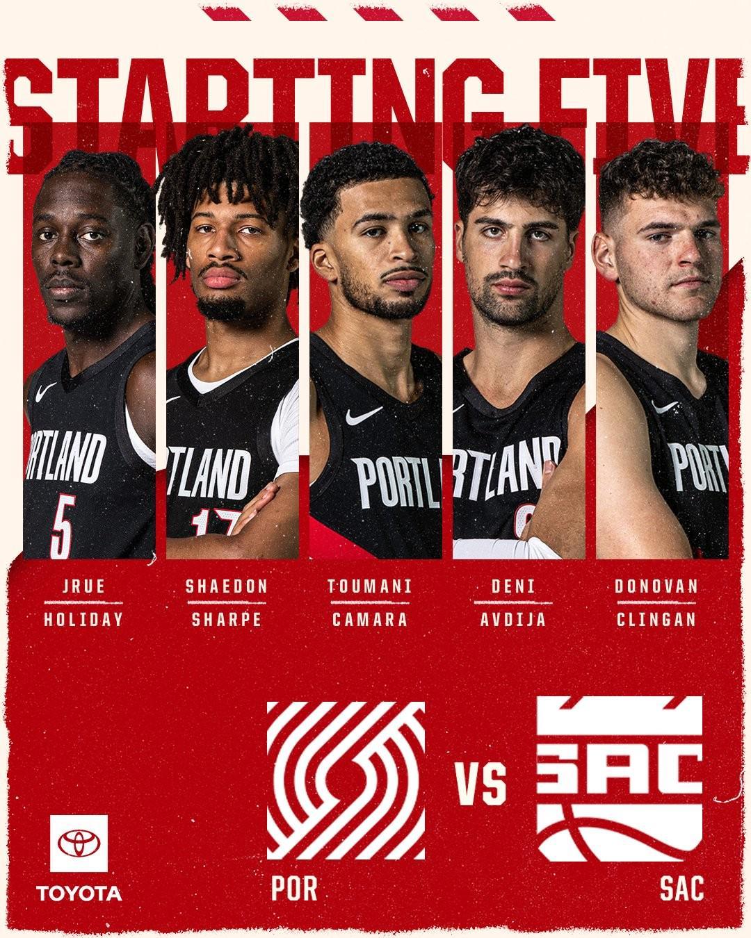 波特兰开拓者季前赛续演 杨瀚森依旧替补出场