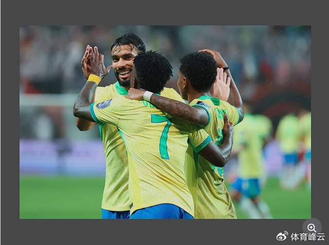 巴西5-0狂扫韩国，太极虎被蹂躏没脾气