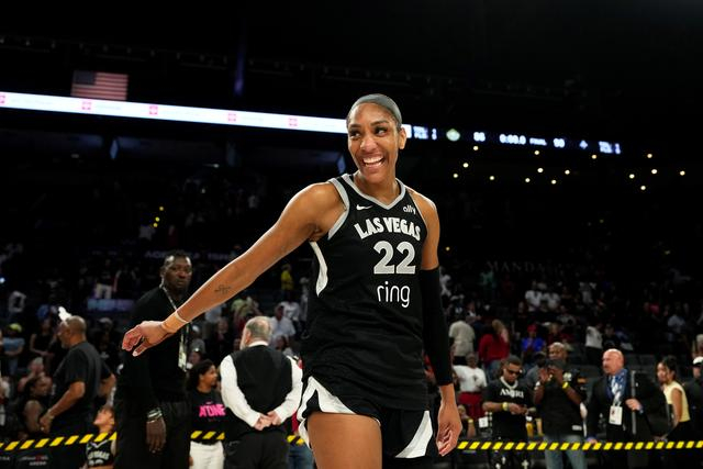 阿贾-威尔逊力撑王牌队，WNBA总决赛G4获胜