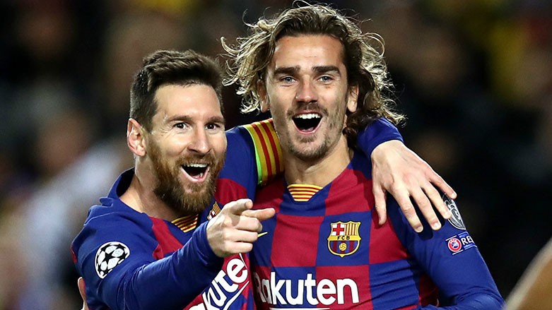 格列兹曼澄清巴萨时与梅西无嫌隙，点球和庆祝证实了事实