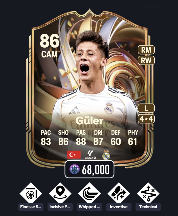 FIFA足球26最新SBC更新居莱尔评分重载亮点出炉