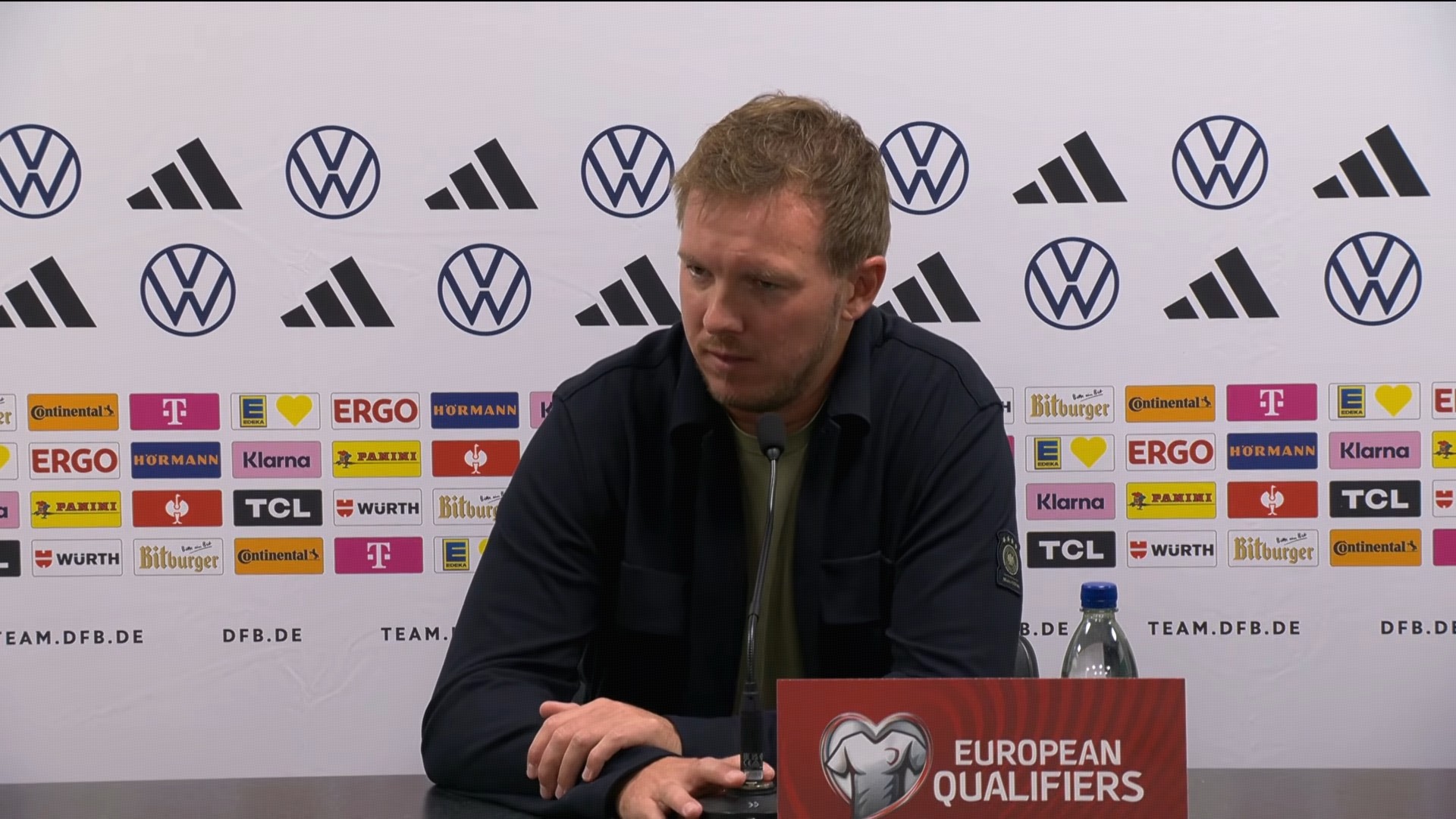 德国主帅纳格尔斯曼：北爱尔兰主场不败，防线稳定成赢球关键