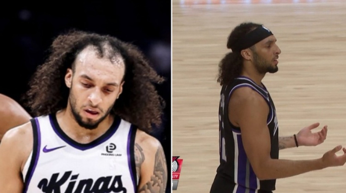 德文-卡特发际线大曝光！季前赛两场造型差异引网友热议