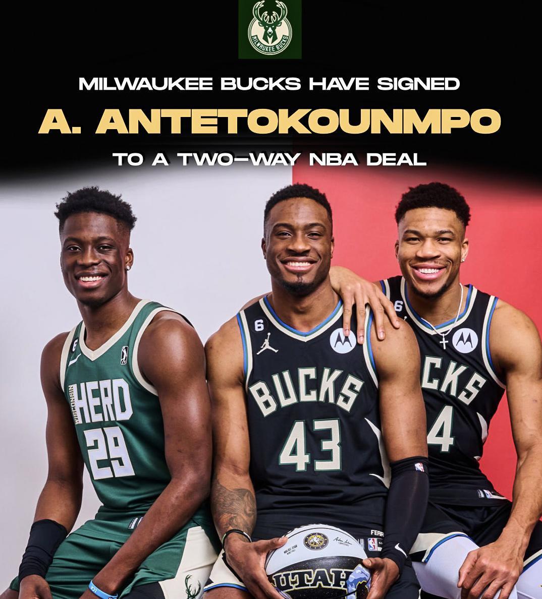 首对三兄弟同队!雄鹿为字母哥拼到底,亚历克斯双向合同别被忽悠