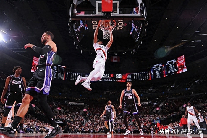 夏普+杨瀚森新组合火花频现，22岁天赋能否带开拓者翻身？