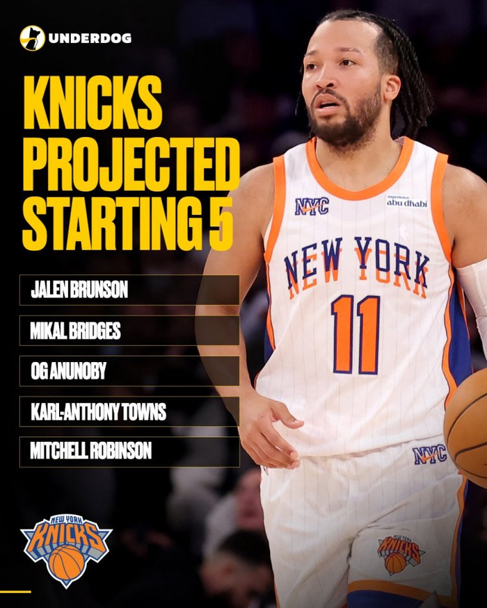 尼克斯新首发变阵，布伦森率队上演大考验！