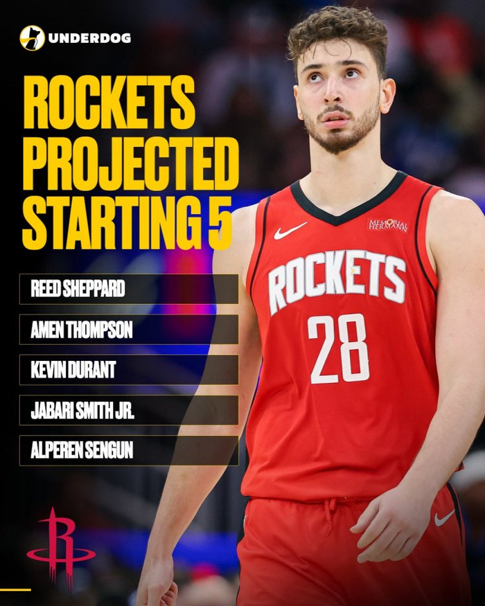 火箭这套新首发阵容，能否让杜兰特脱胎换骨？