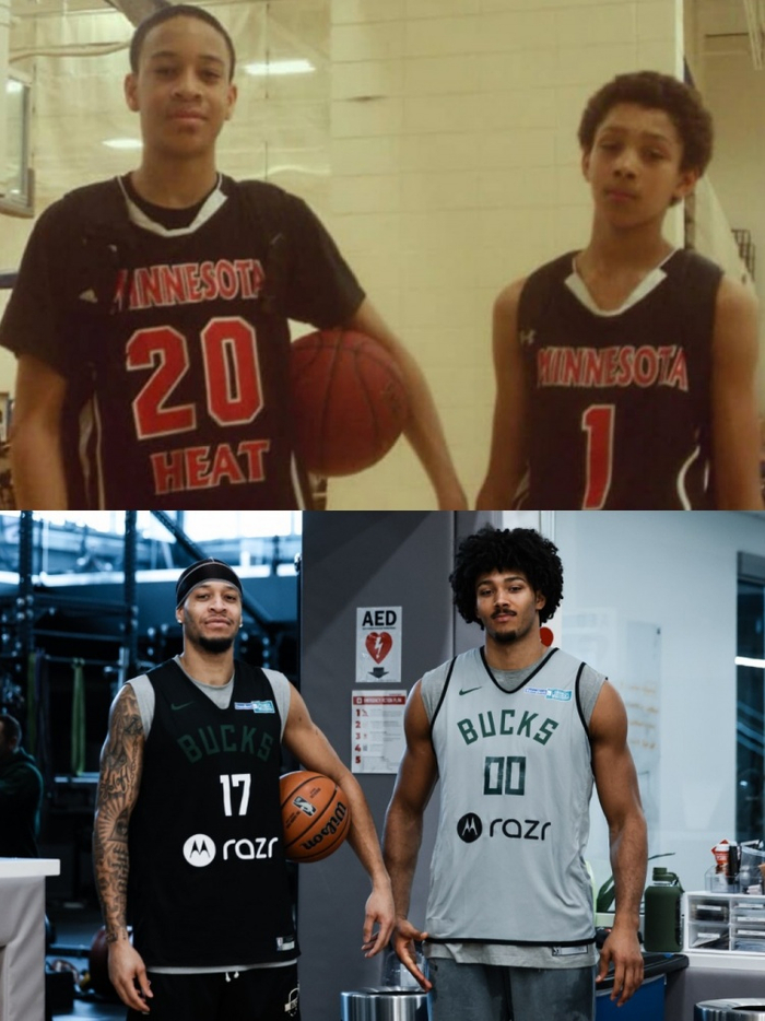 科菲&希姆斯童年合影曝光！这友情比NBA交易还稀罕