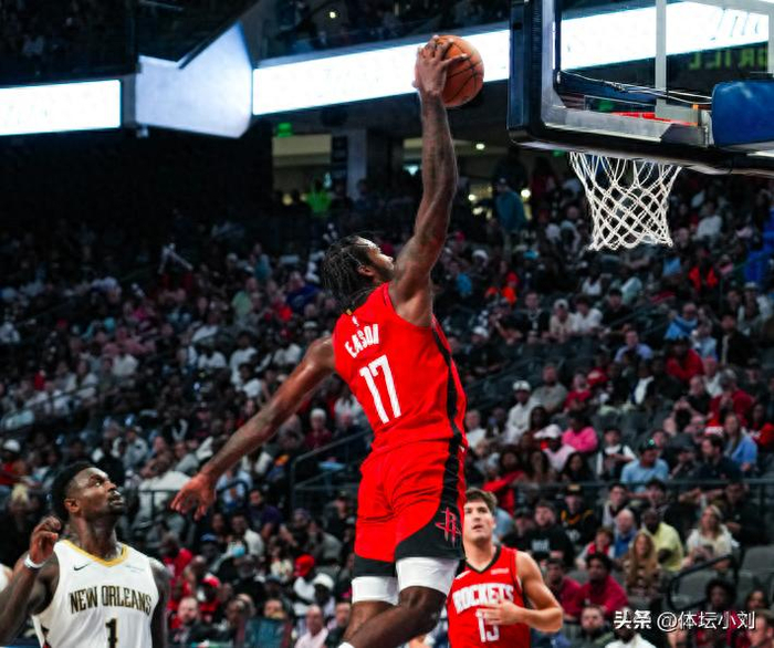 12-3开局燃爆！火箭半场4人得分上双险胜鹈鹕60-59