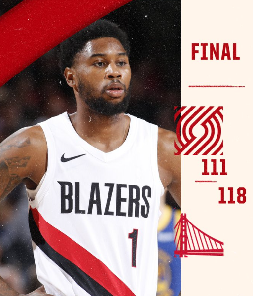 111比118！开拓者季前赛被勇士双杀，小杨瀚森展现新秀潜力