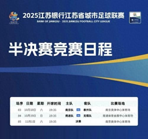 苏超|半决赛中签率仅3.1%和2.1%,11月1日南京决赛敲定