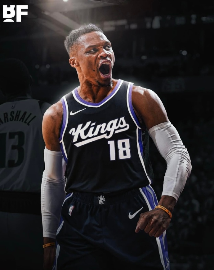 NBA｜威少第18季加盟国王，1年360万美元签约冲历史得分