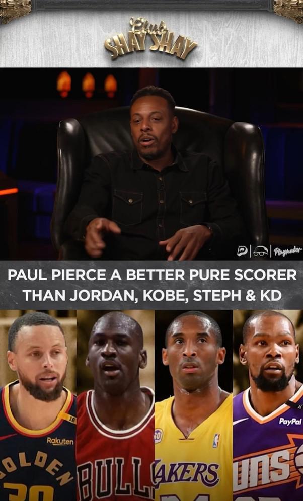 NBA｜皮尔斯放话：我能做到库里杜兰特的所有得分，1个问题让人怀疑