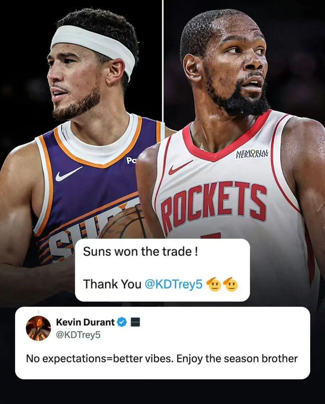 NBA｜杜兰特爆粗反酸太阳，回忆与哈登的6个真相