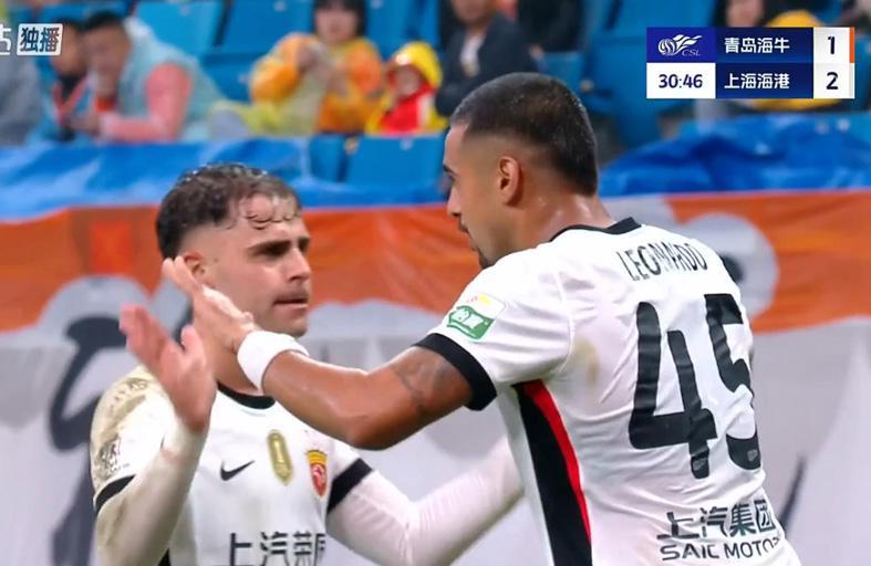 中超｜青岛海牛3-4惜败海港，国安10月26有硬仗等着他们