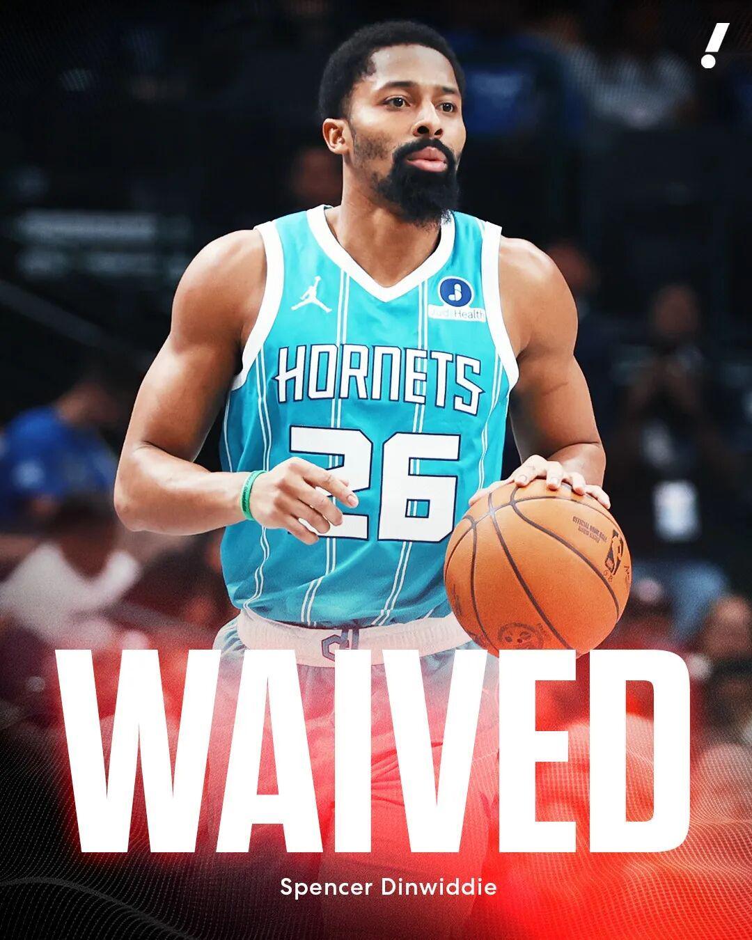 NBA｜黄蜂裁掉史宾赛·丁威迪，32岁老将11场数据暴露真相