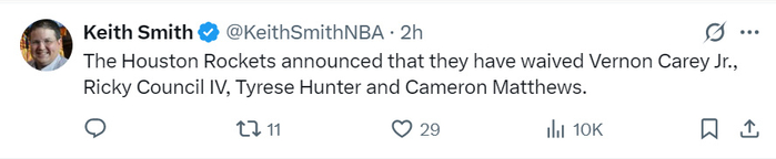 NBA火箭：14+3名单敲定，季前赛4连胜后暴露的4个现实