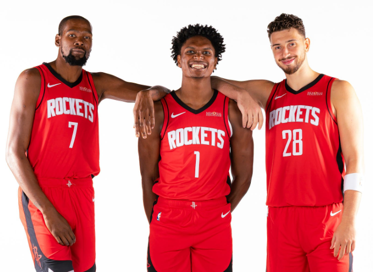 NBA｜火箭裁掉4人，确立14+3阵容，杜兰特新赛季肩负多少压力？