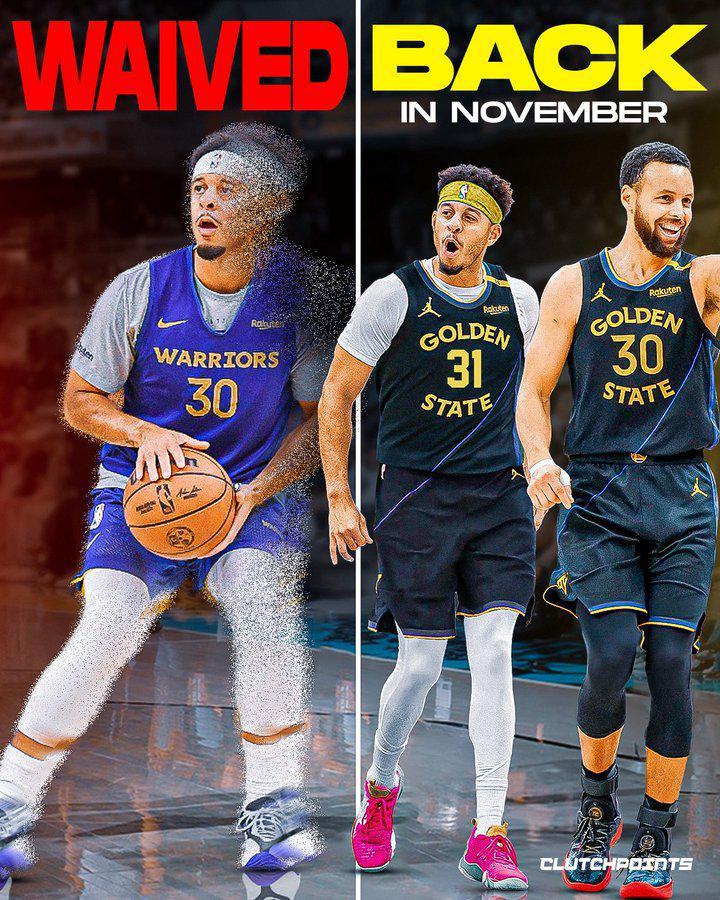 NBA勇士队为薪资腾空间裁掉赛斯，预计11月小库里回归