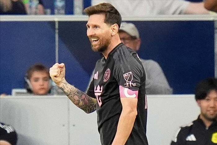 莱昂内尔·梅西 美职联5-2！迈阿密客场5球狂虐纳什维尔 连胜3场