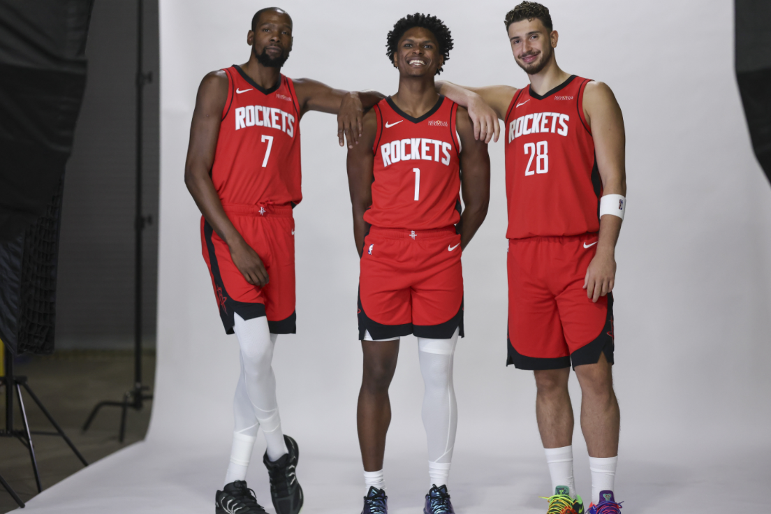 NBA火箭队14人出炉！杜兰特首秀对雷霆，3天前的阵容宣言