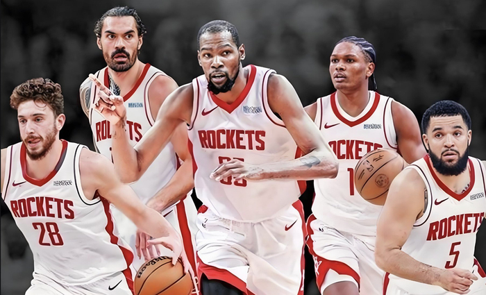 NBA揭幕战10月26日：火箭五大总高10.45米要碾压雷霆？
