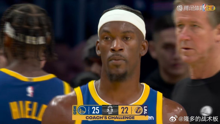 NBA：湖人挑战失败失去1次暂停，勇士趁机掌控节奏