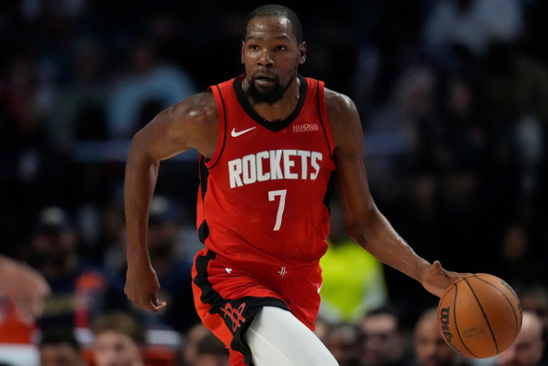 NBA首秀23分！凯文·杜兰特火箭加时124-125负雷霆队