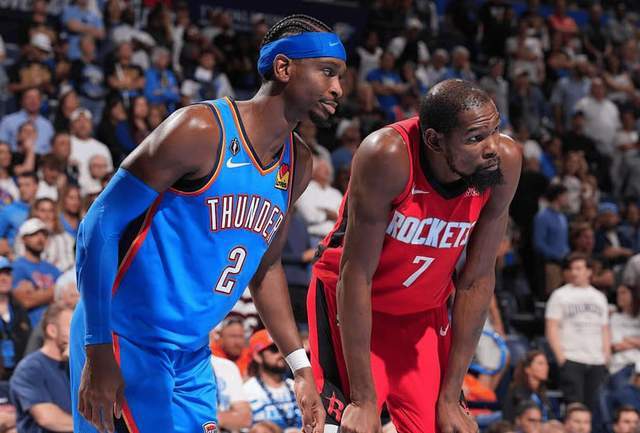 NBA揭幕：火箭队124-125双加时惜败雷霆，凯文杜兰特47分钟扛不住体能