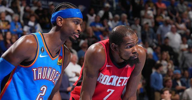 NBA：俄克拉荷马雷霆125-124双加时险胜火箭队，亚历山大砍35分