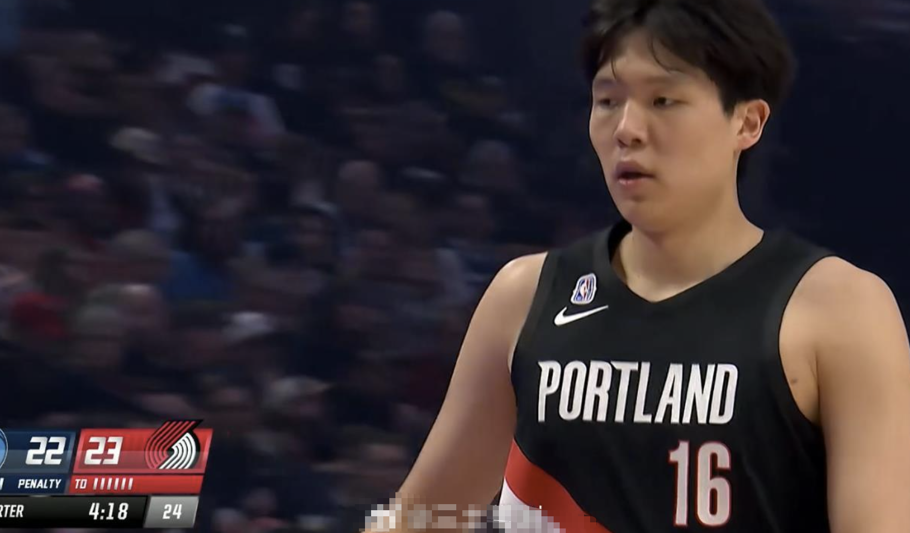 NBA：杨瀚森上半场2分1板，首分比弗拉格还早！