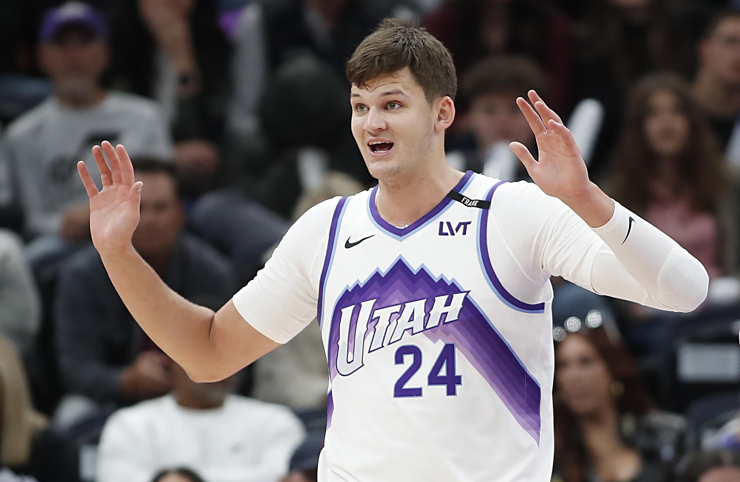 NBA爵士129比108击败快船队，瑞安·凯斯勒7投7中进nba历史