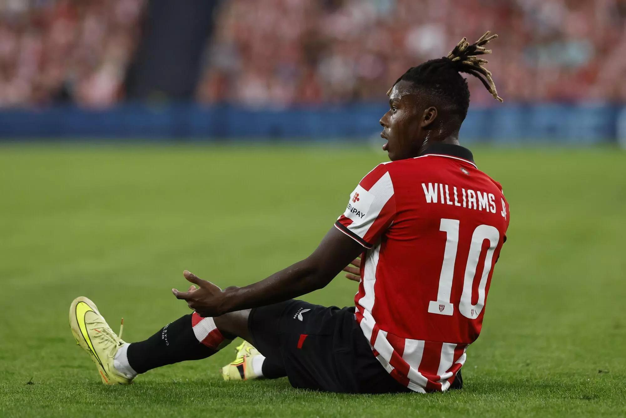 尼科-威廉斯欧冠首秀被拉回现实，毕尔巴鄂竞技2-1卡拉巴赫显疲态